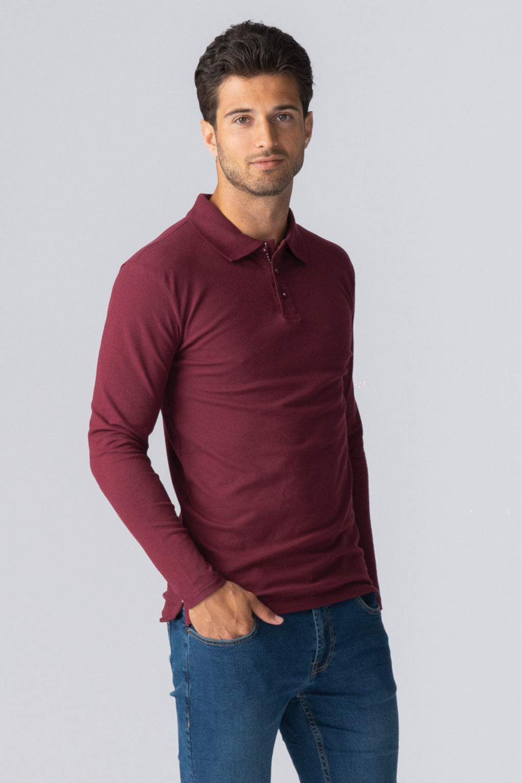 Bordeaux rode polo sale