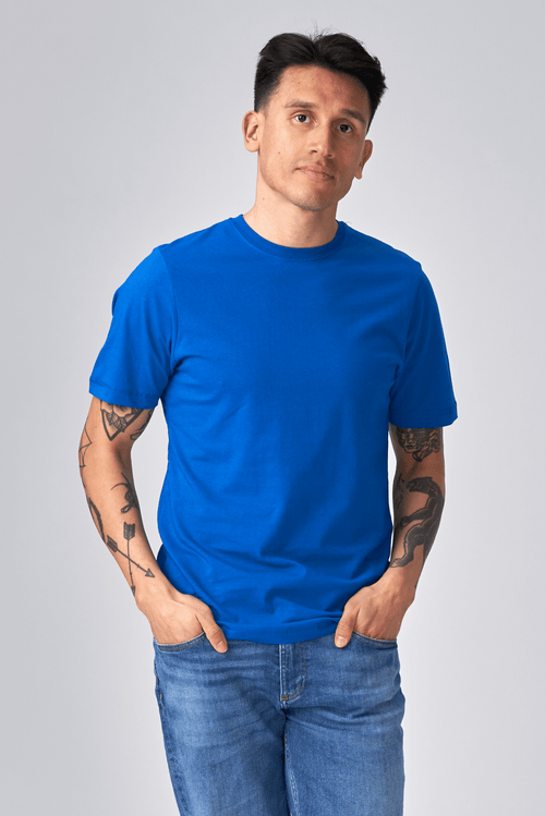 Basic T-shirt - Blå
