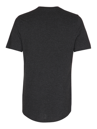 Long T-shirt - Mørkegrå - TeeShoppen 3