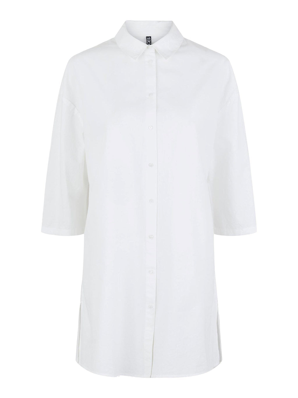 Vudde 3/4 Skjorte - Lys Hvid