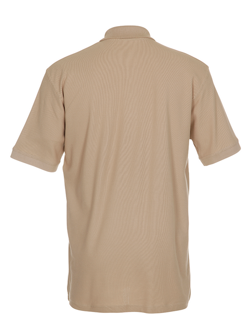 Oversized Polo shirt- Khaki - TeeShoppen - Sand/Beige