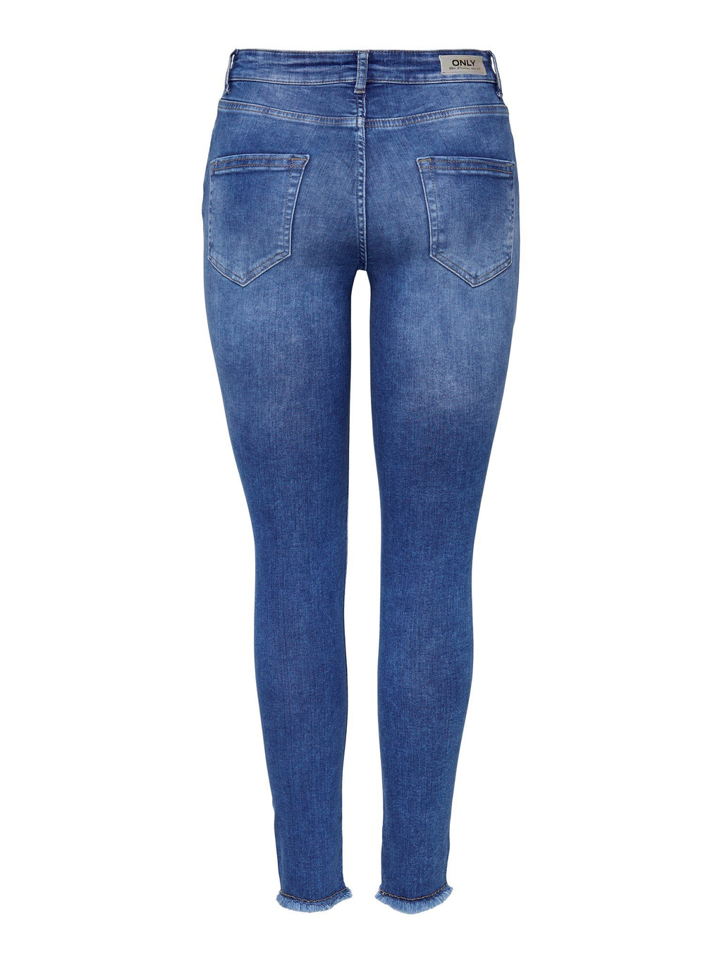 Blush Midsk Jeans - Medium Blå