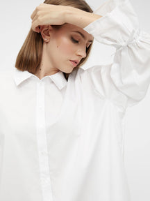 Ecci Oversized Skjorte - Lys Hvid