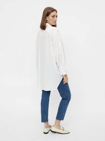 Ecci Oversized Skjorte - Lys Hvid