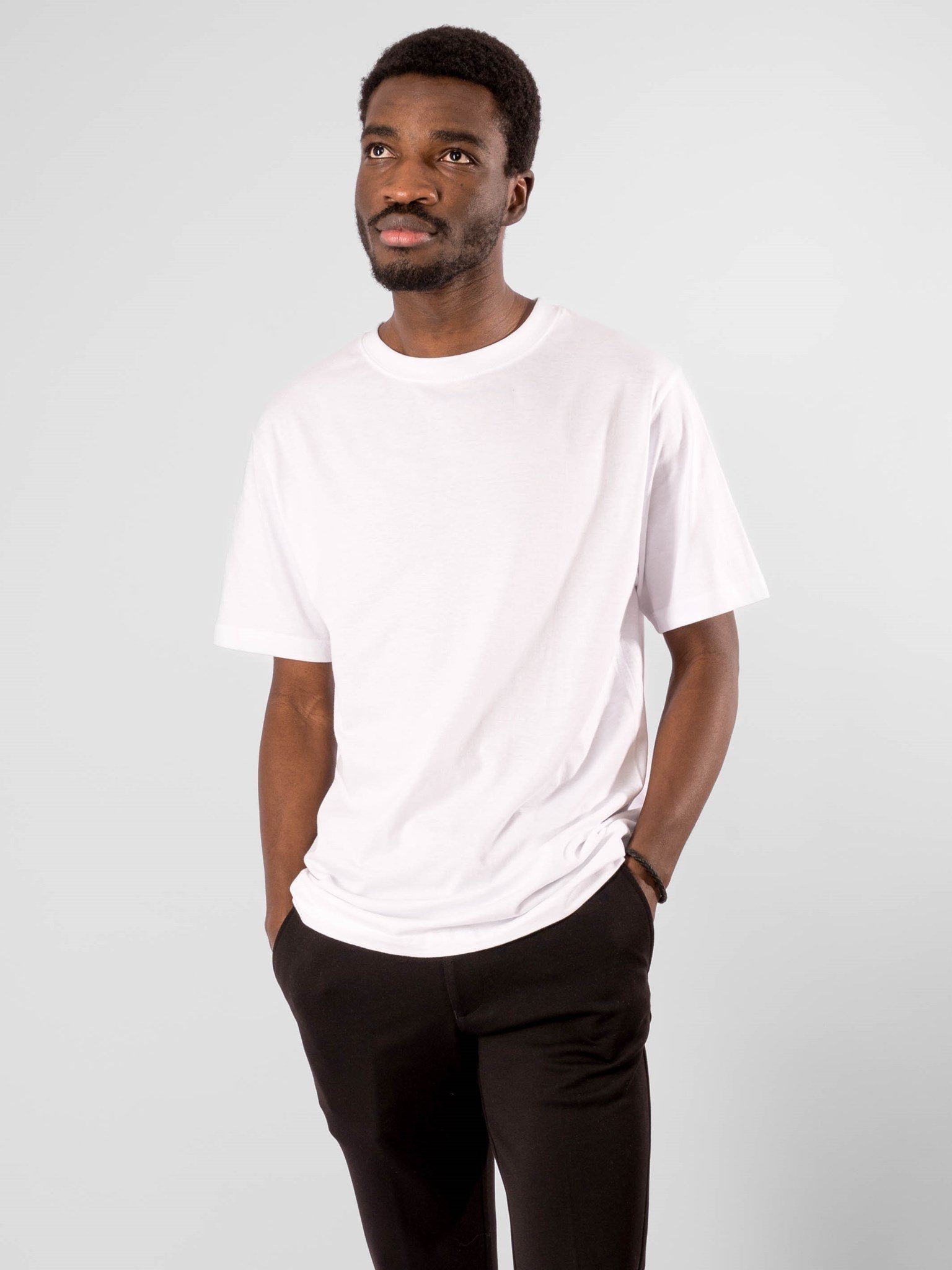 Whitney sfærisk Ungkarl Oversized T-shirt - Hvid | TeeShoppen