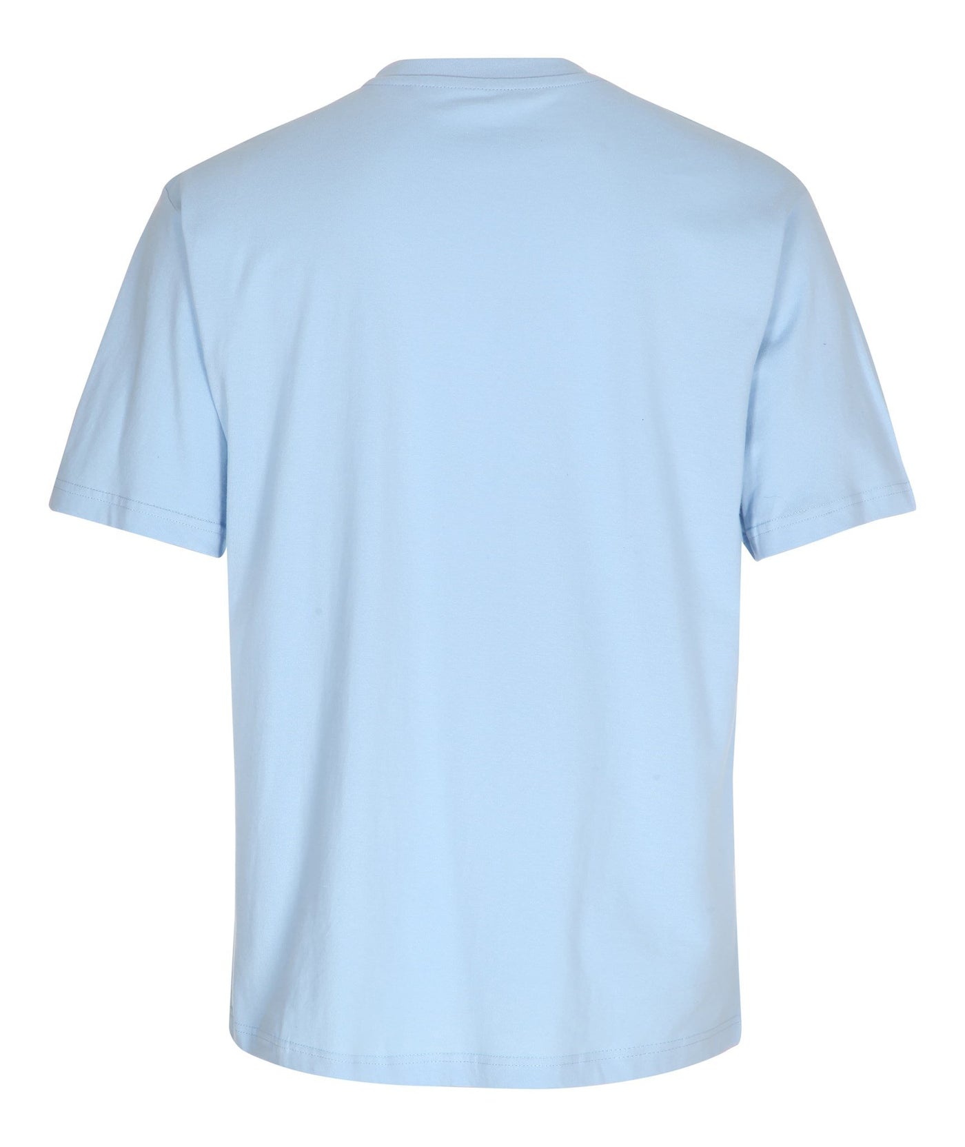 Oversized T-shirt - Lyseblå - TeeShoppen - Hvid 2