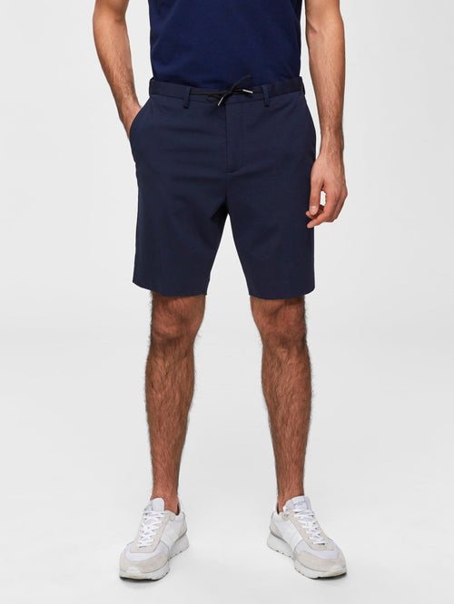 Tapered-Air Shorts - Dark Sapphire - Selected Homme - Blå
