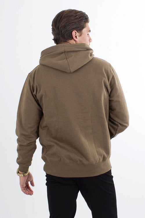 Basic hoodie - Army Grøn - TeeShoppen