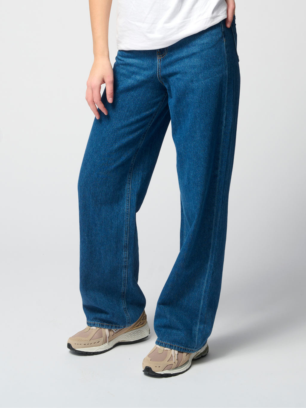 De Originale Performance Wide Jeans - Medium Blue Denim