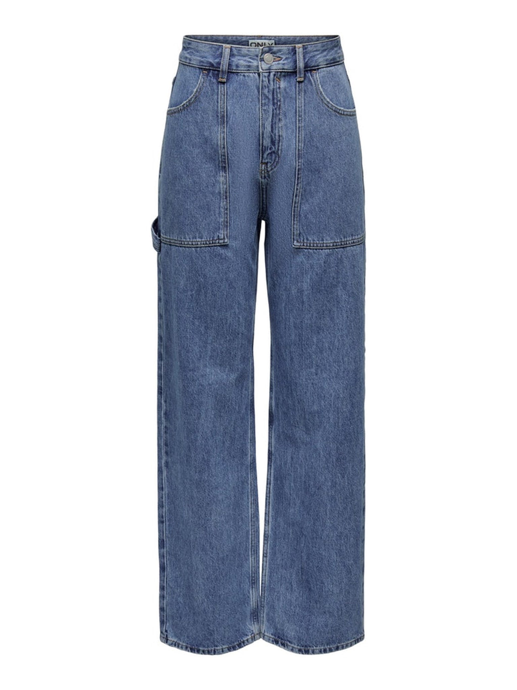 Kirsi Wide Jeans - Medium Blue Denim