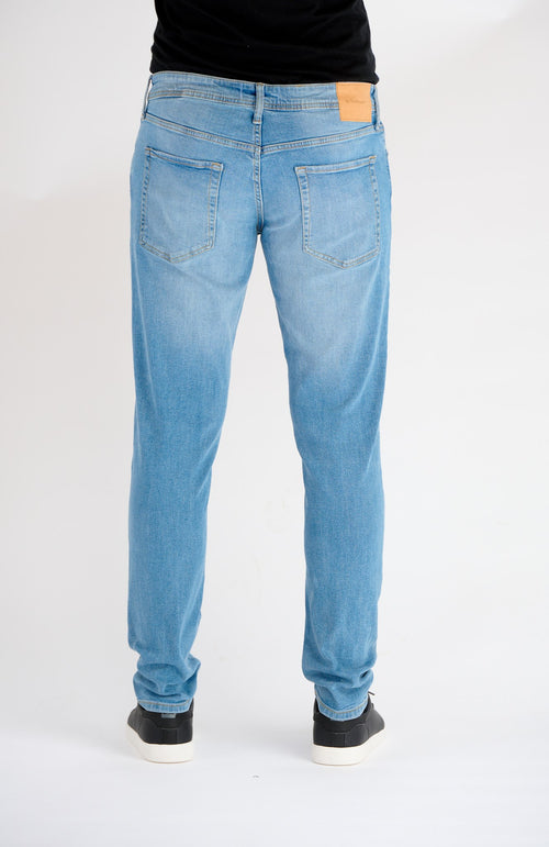 De Originale Performance Jeans (Slim) - Light Blue Denim - TeeShoppen - Blå