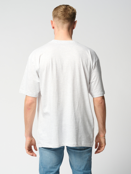 Oversized T-shirt - Lysegrå - TeeShoppen - Grå