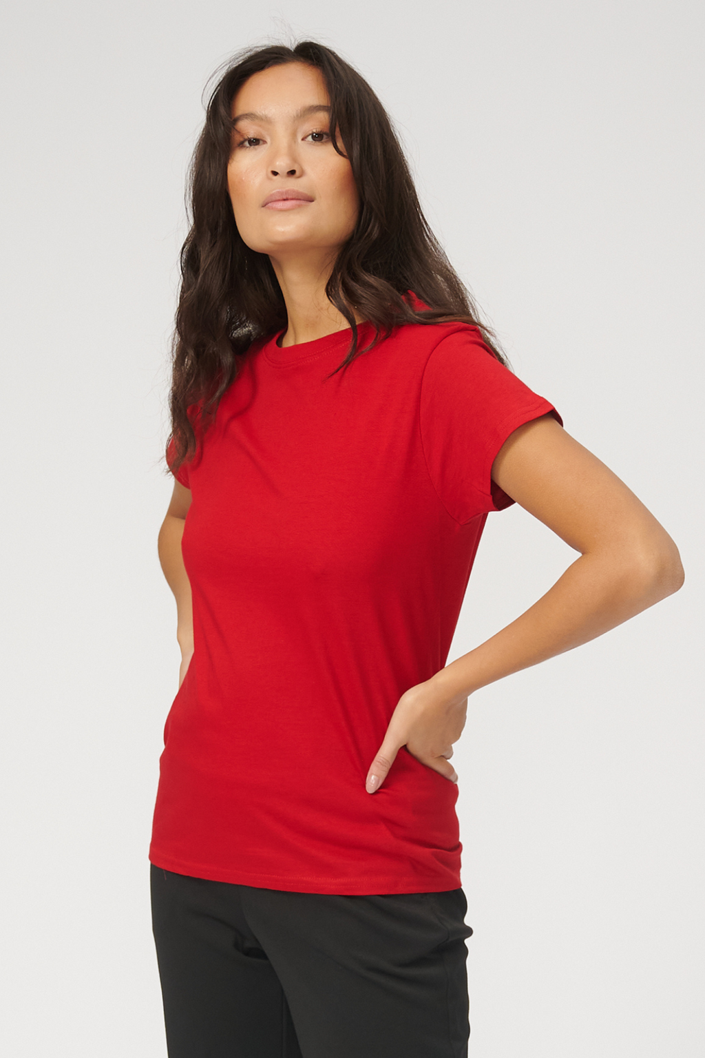 Basic T-shirt - Rød