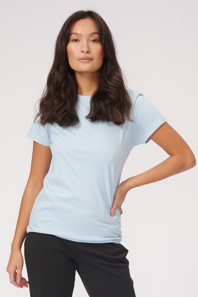 Basic T-shirt - Sky Blue - TeeShoppen - Blå 3