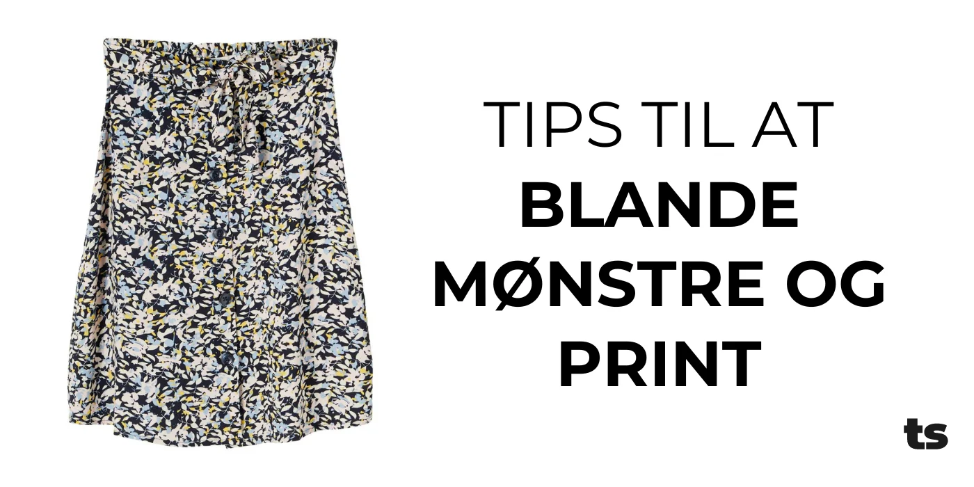 Tips til at blande mønstre og print