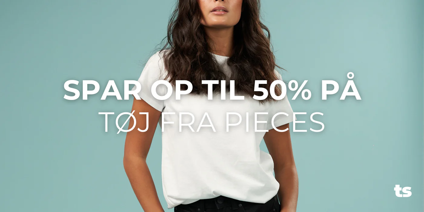 Spar op til 50% på tøj fra PIECES