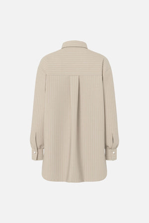 Melia Loose Shirt - Crockery