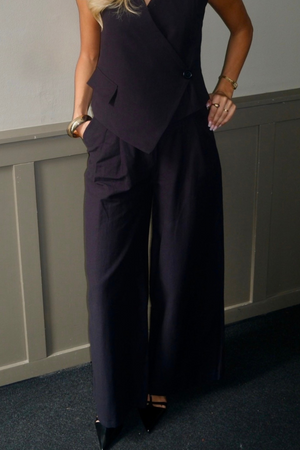 Melissa Wide Pants - Sort