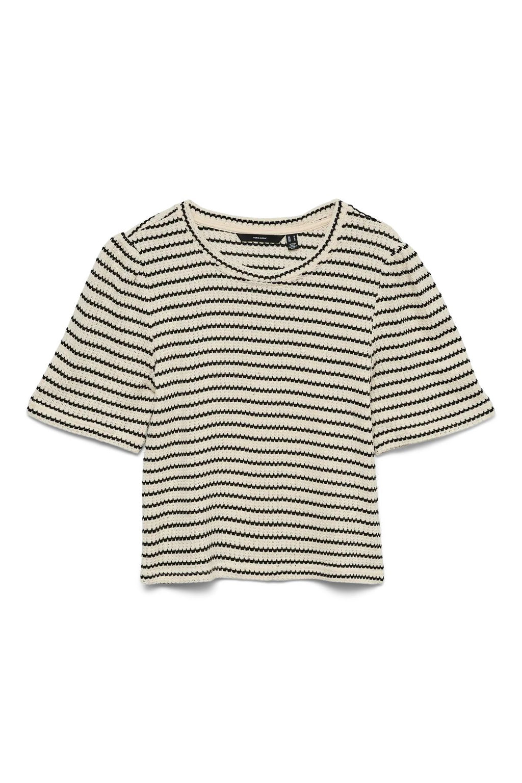 Ohia 2/4 O-Neck Top - Sort