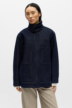 Sirenna Denim Jakke - Mørkeblå Denim