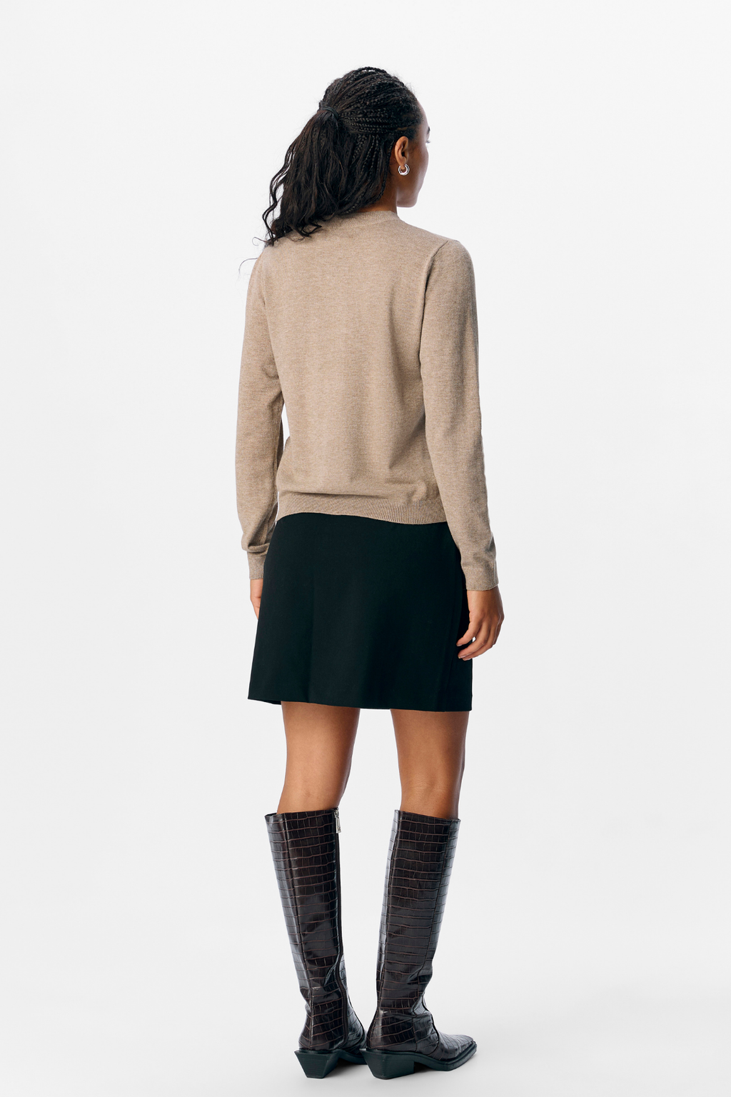 Lisa MW Mini Nederdel - Sort