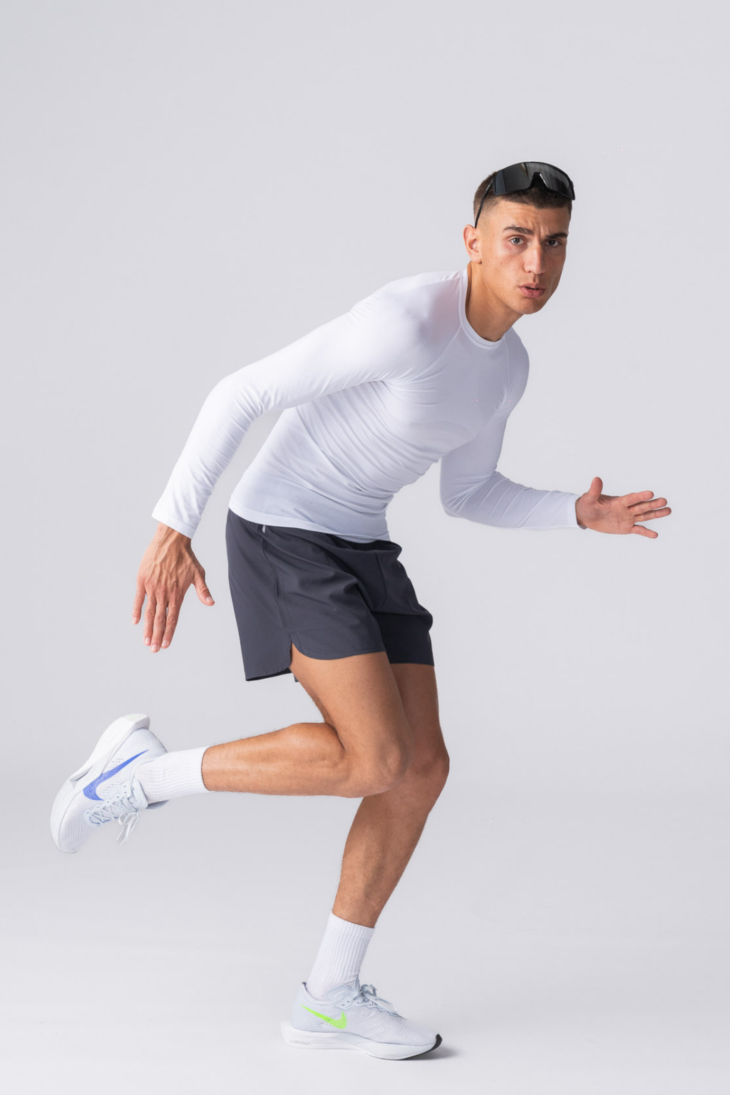 Prime Langærmet T-shirt - Hvid