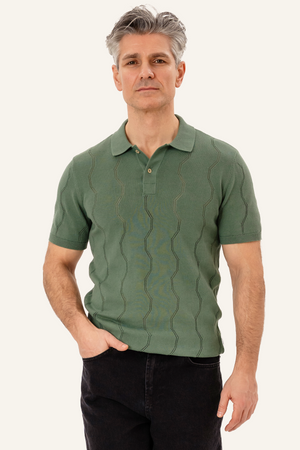 Duran Strik Polo - Grøn