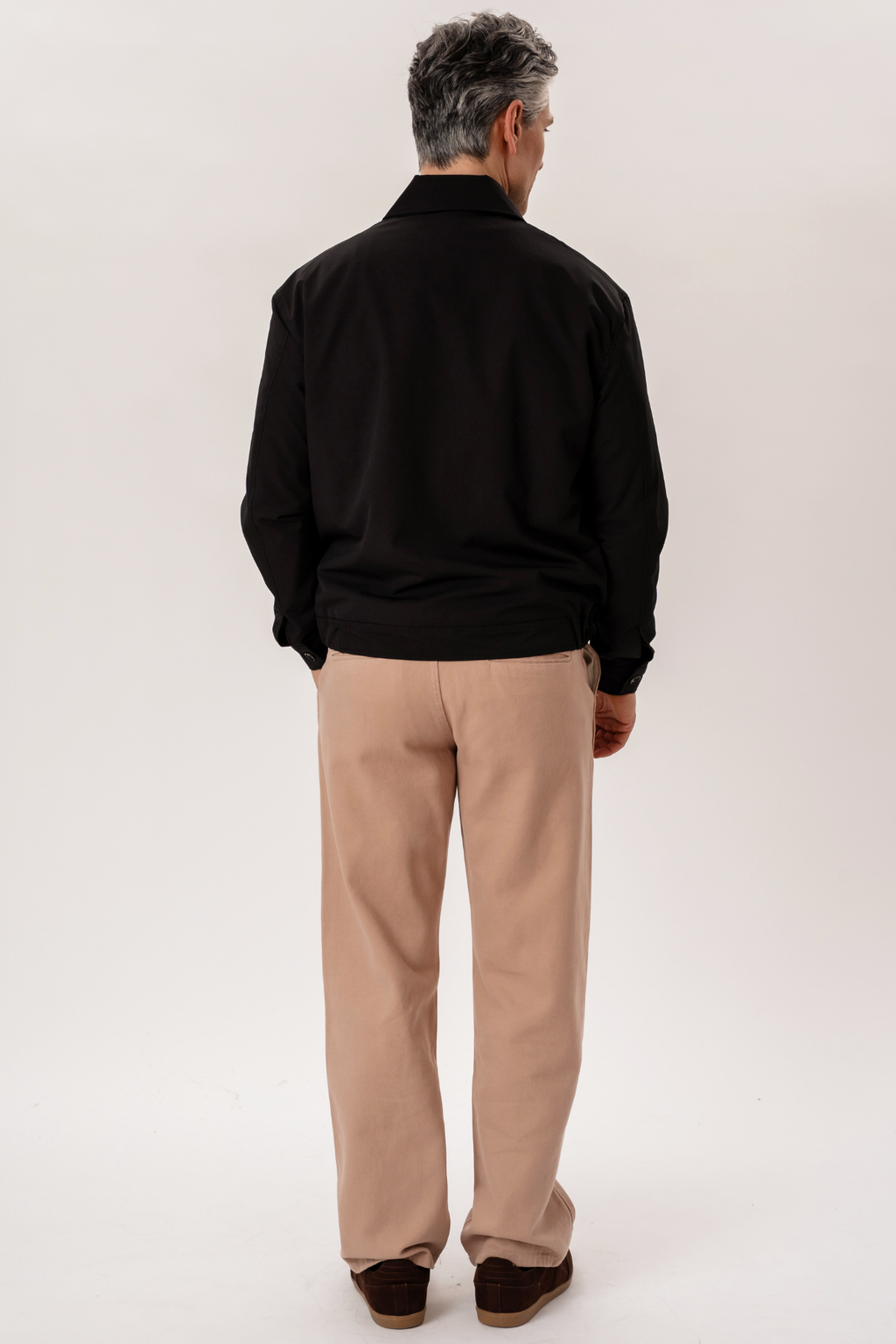 Short Zip Jacket - Sort