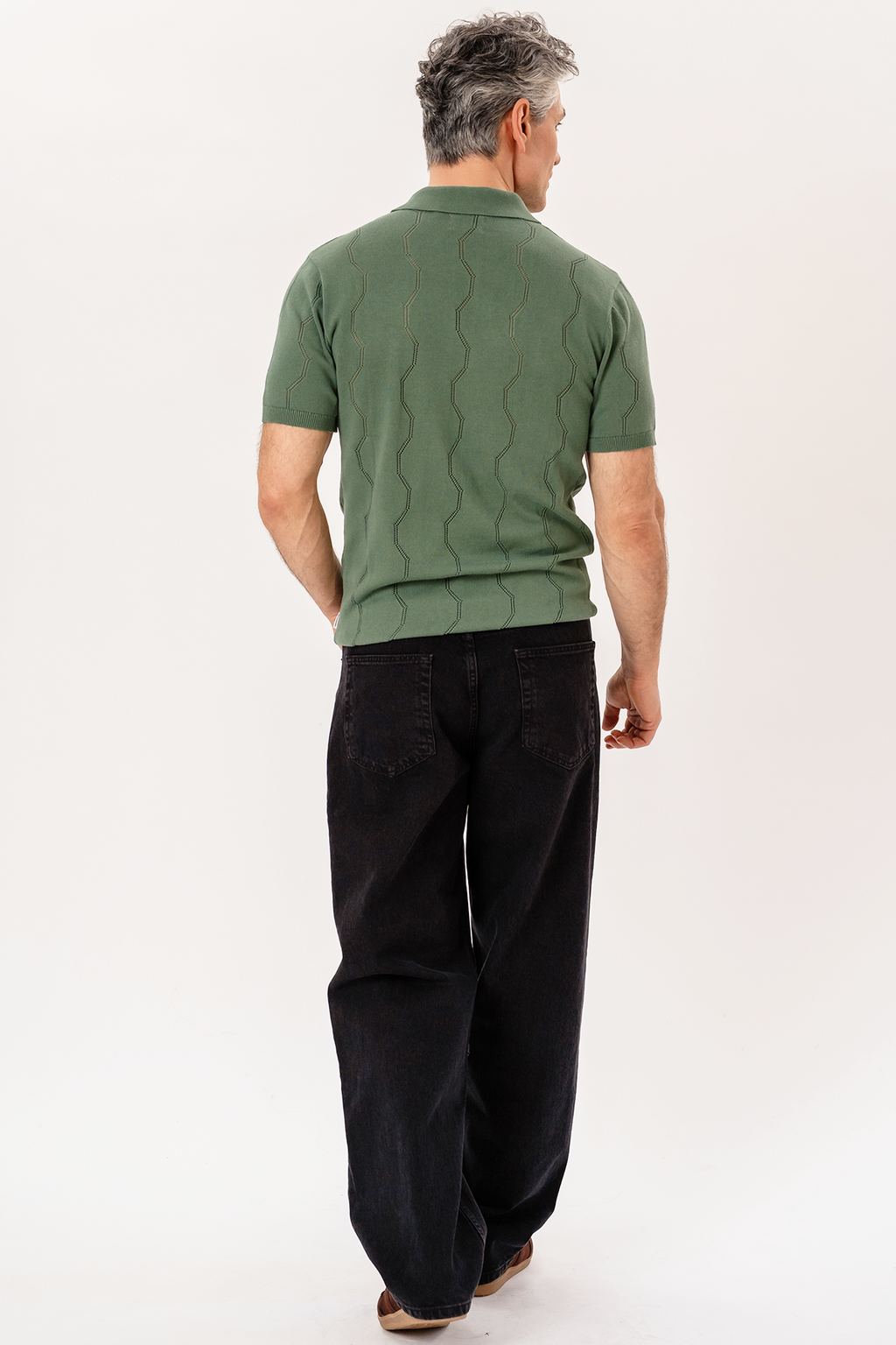 Duran Strik Polo - Grøn