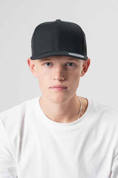 Organic Cotton Snapback - Sort