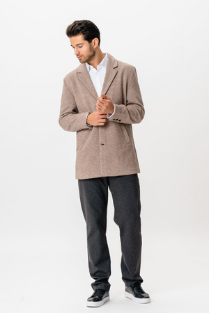 Klassisk frakke - Sand