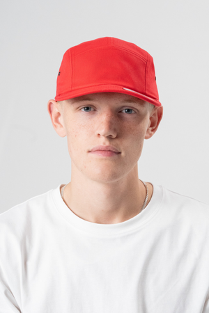 5 Panel Cap - Red