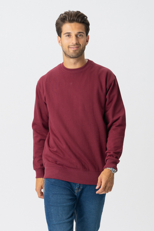 Basic Crewneck - Bordeaux Rød