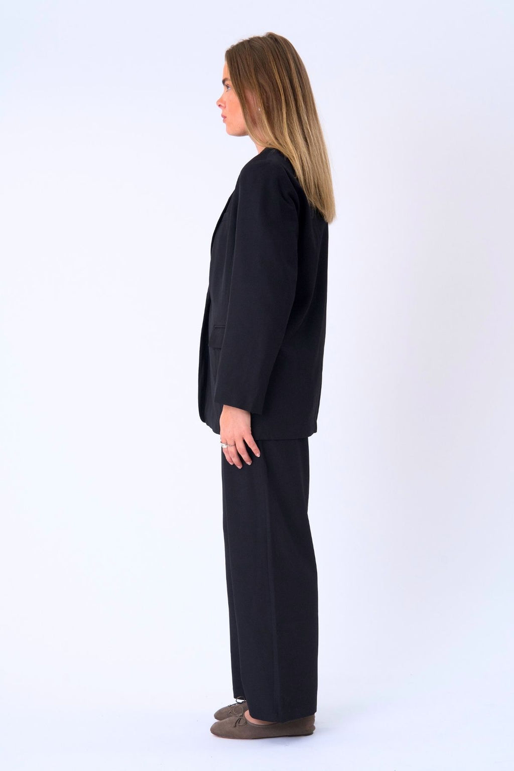Oversized Blazer - Sort