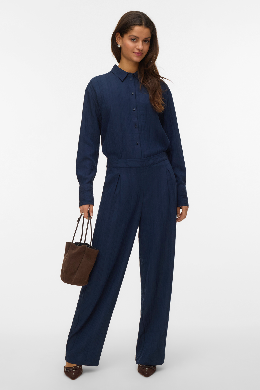 Irine Straight Pants - Navy Blazer