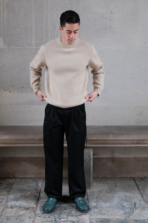 Crewneck Sweater - Beige