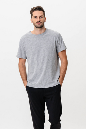 Basic Joy T-shirt - Oxford Grå