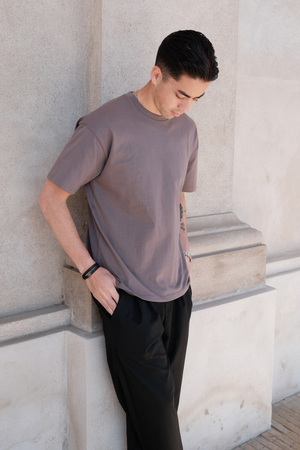 Heavy Boxfit Tee - Mørkegrå
