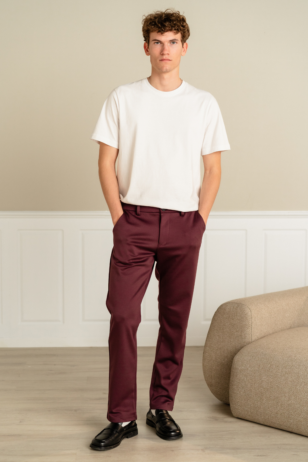 De Originale Performance Pants (Regular) - Burgundy