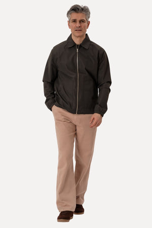 Short Zip Jacket - Mørkegrøn