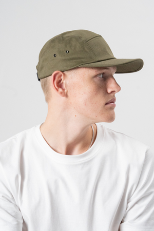 5 Panel Cap - Olive