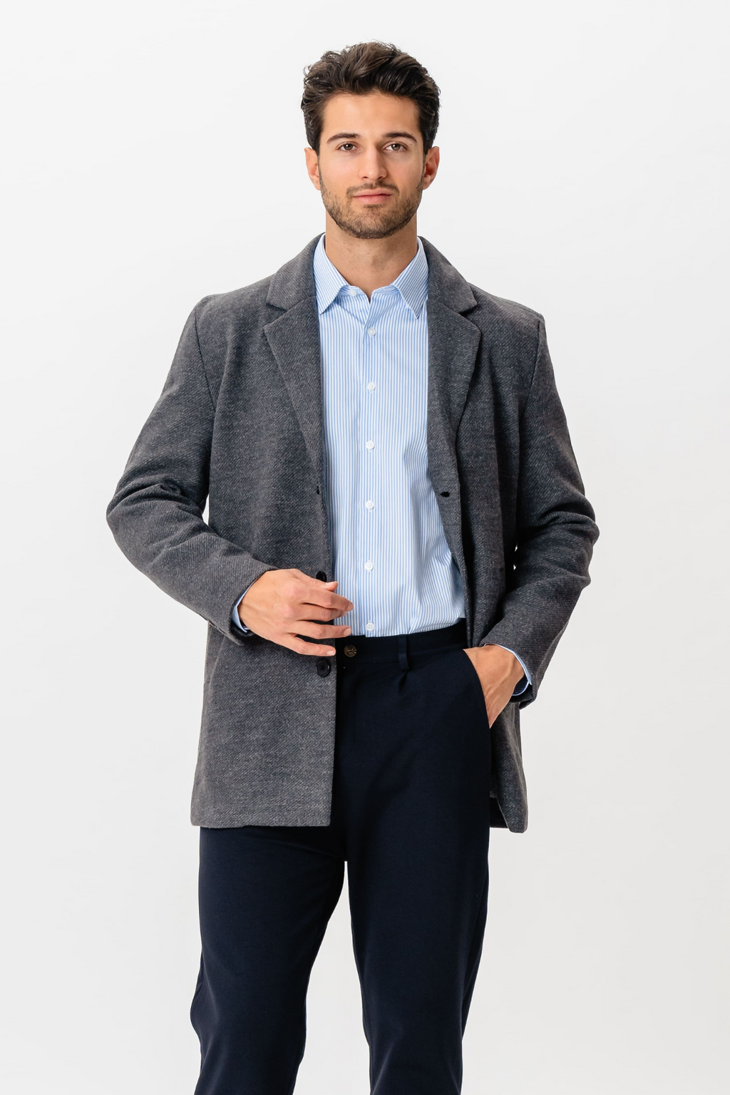 Klassisk frakke - Grå