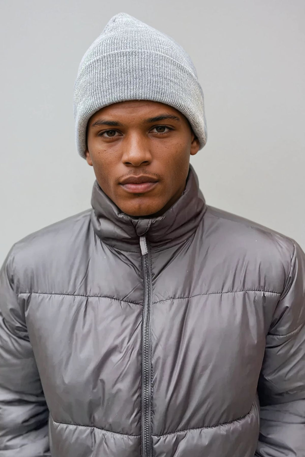 Classic beanie - Lysegrå