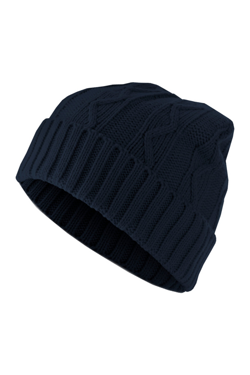 Next Beanie Cable Flap - Navy