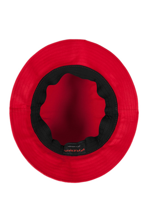 Cotton Twill Bucket Hat - Red