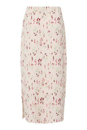 Flora High-Waisted Nederdel - Petal Pink