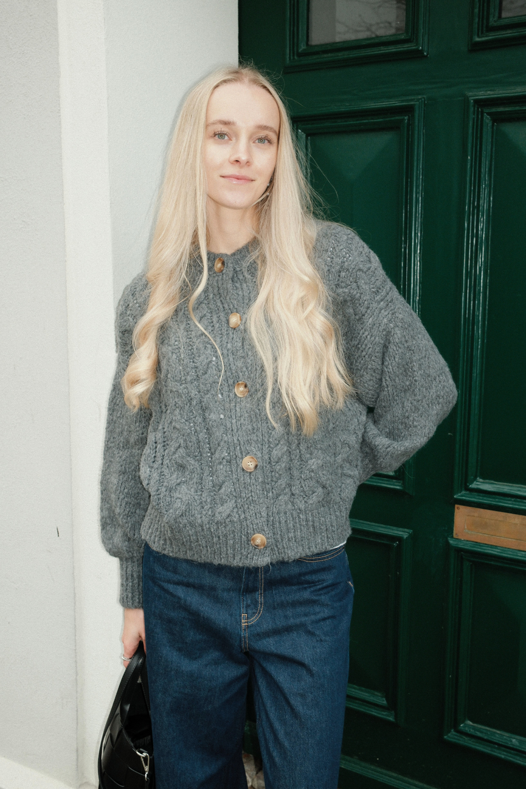 Botton Knit - Mid Gray