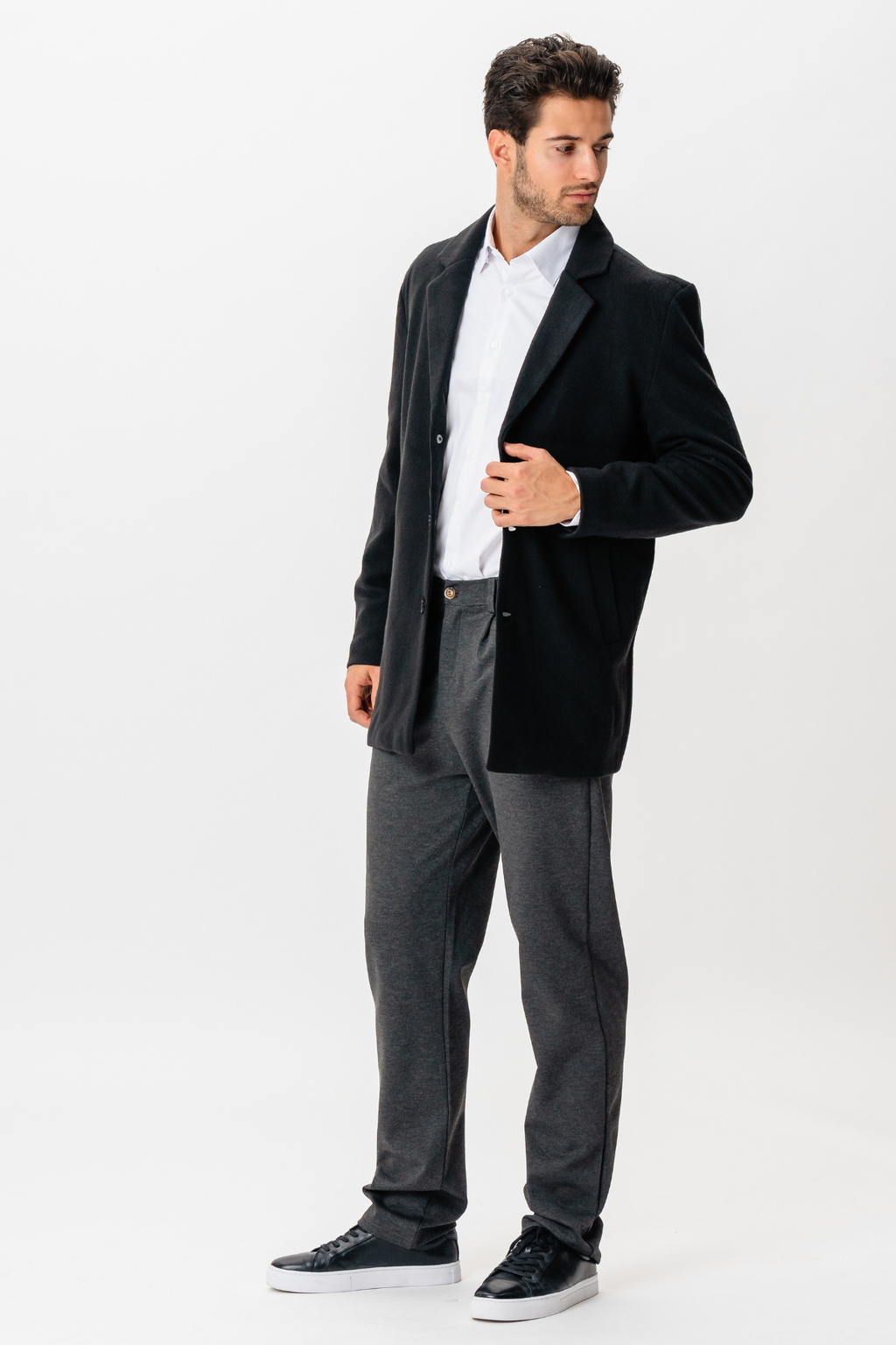 Klassisk frakke - Sort