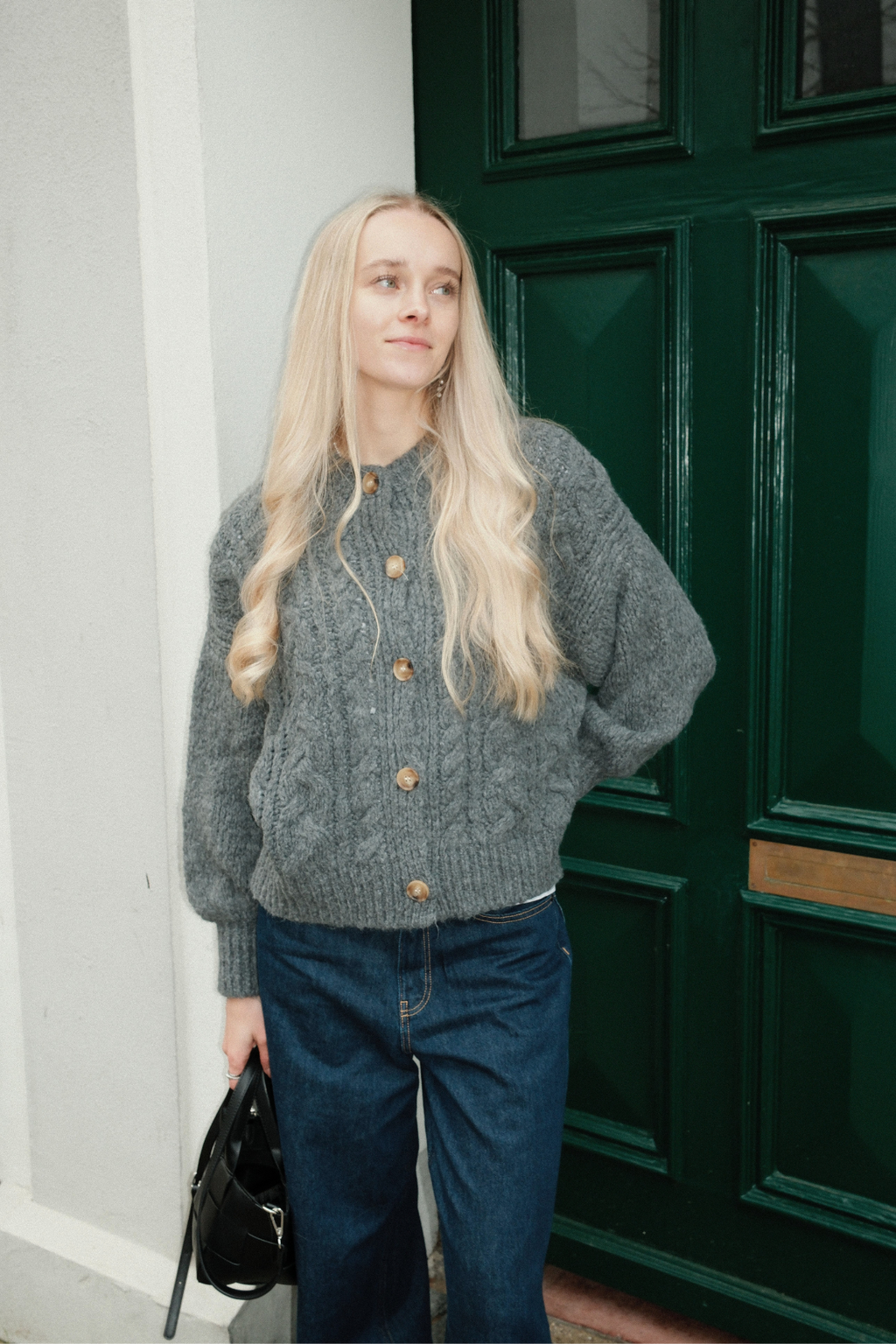 Botton Knit - Mid Gray