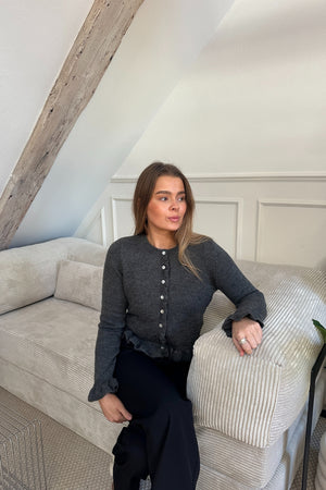 Flora Cardigan - Grå